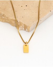 Winona - Afine Alphabet Necklace letter B