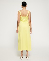 Lover - Grace Ruched Midi Dress