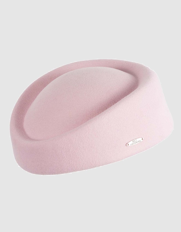 Max Alexander - Felt Pink Pillbox Hat