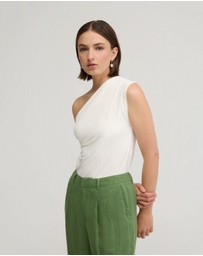 Oxford - Adina One Shoulder Top