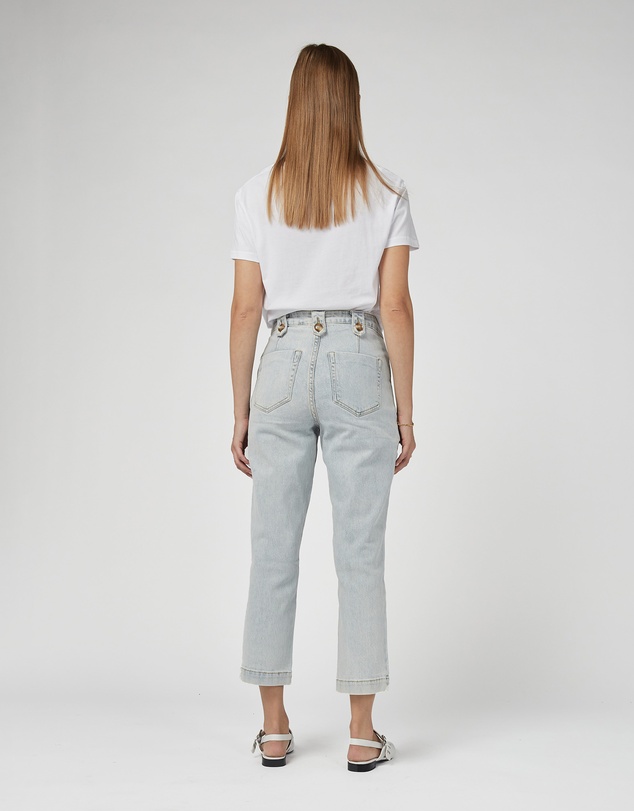 DRICOPER DENIM - Stella Stretch High Waisted Denim Trousers