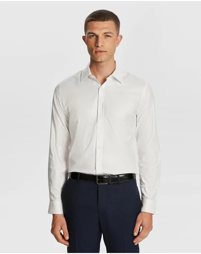yd. - Maximum Two Ply Cotton Slim Dress Shirt