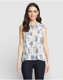 rag & bone - Arden Printed Sleeveless Blouse