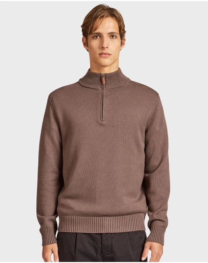 Academy Brand - Clyde 1/4 Zip Knit