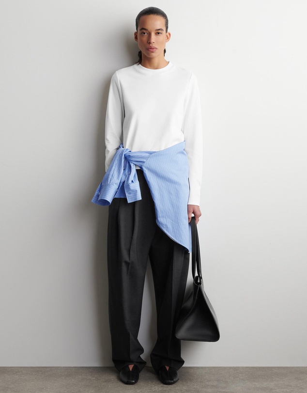 COS - Clean Cut Regular Long-Sleeved T-Shirt