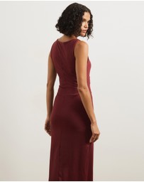 Atmos&Here - Lori Knot Front Midi Dress
