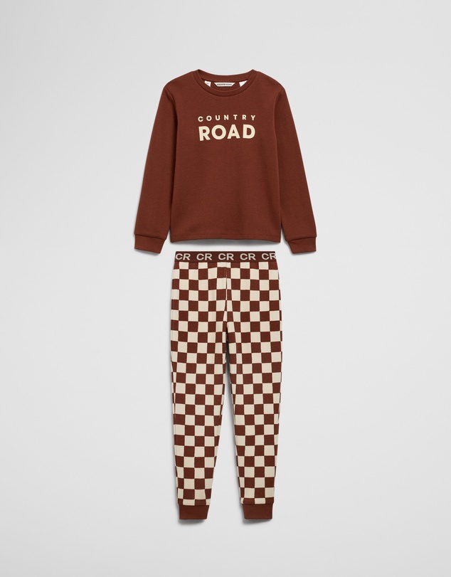 Country Road - Australian Cotton Check Print Pyjama