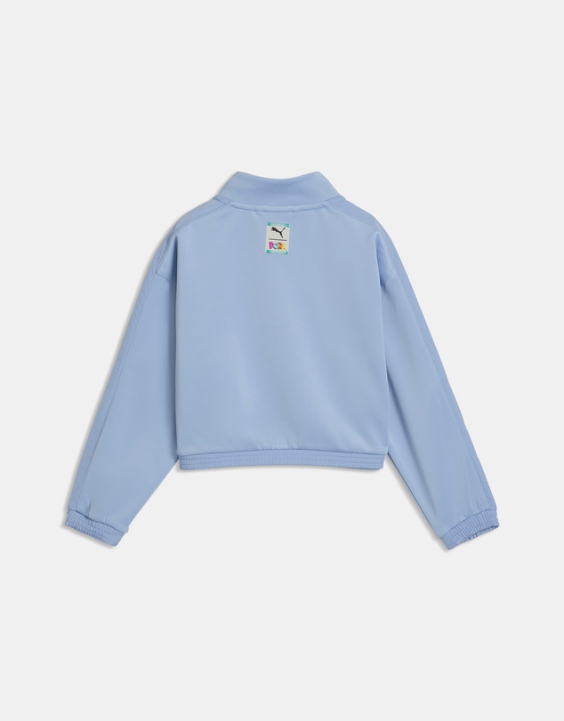 Puma - x DORA THE EXPLORER T7 Relaxed Half-Zip Crew Sweatshirt - Girls