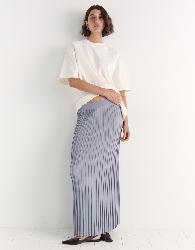 Staple the Label - Vera Rib Knit Midi Skirt
