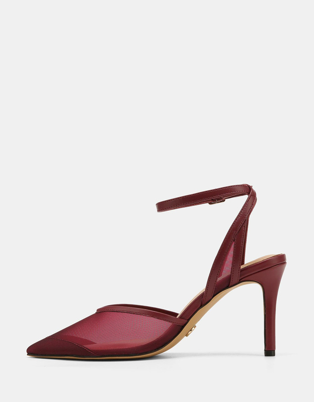 Wittner - Raylee High Heels Raisin Mesh/Leather