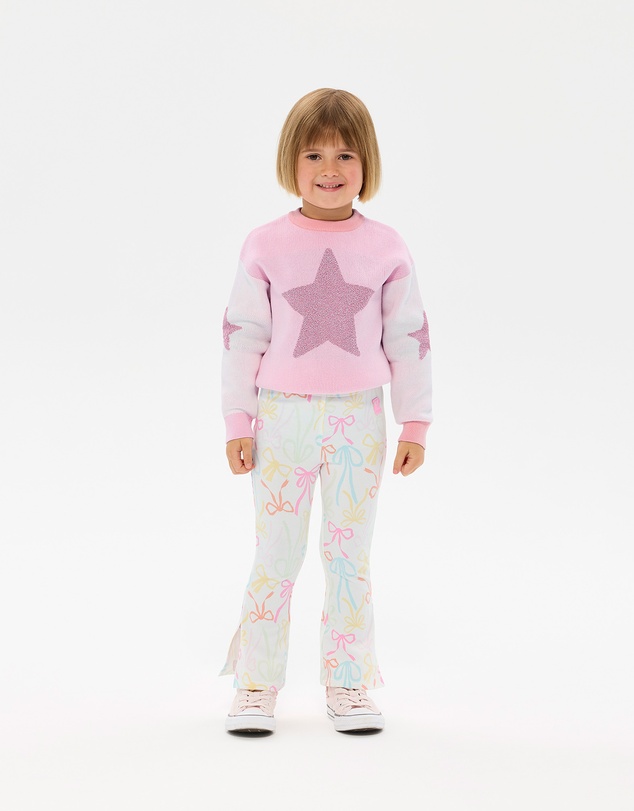 Rock Your Kid - Metallic Stars Lacey Jumper