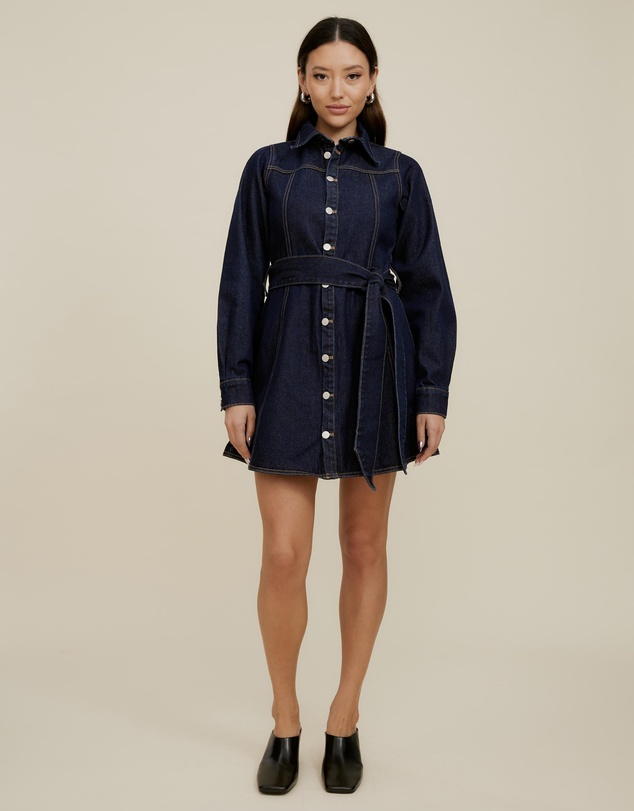 The Fated - Mara Denim Dress