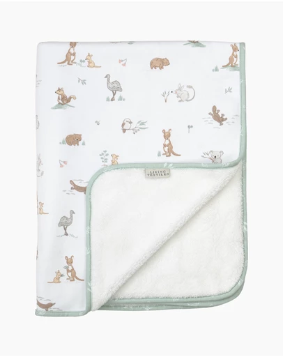 Living Textiles - Sherpa Blanket - Australiana