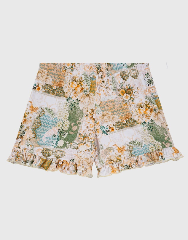 Aqua Blu Kids - Mosaic Blossom Lycra Boardshorts - Teens