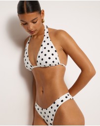 AERE - Halter Triangle Bikini Top