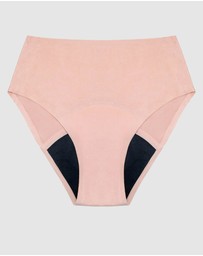 B Free Intimate Apparel - Super Soft Brushed Period High Cut Briefs