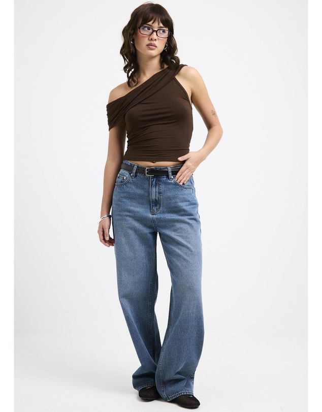 Subtitled - Alexa Mid Rise Relaxed Denim Jeans