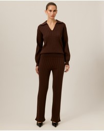 Tussah - Willow Ribbed Knit Relaxed Jumper