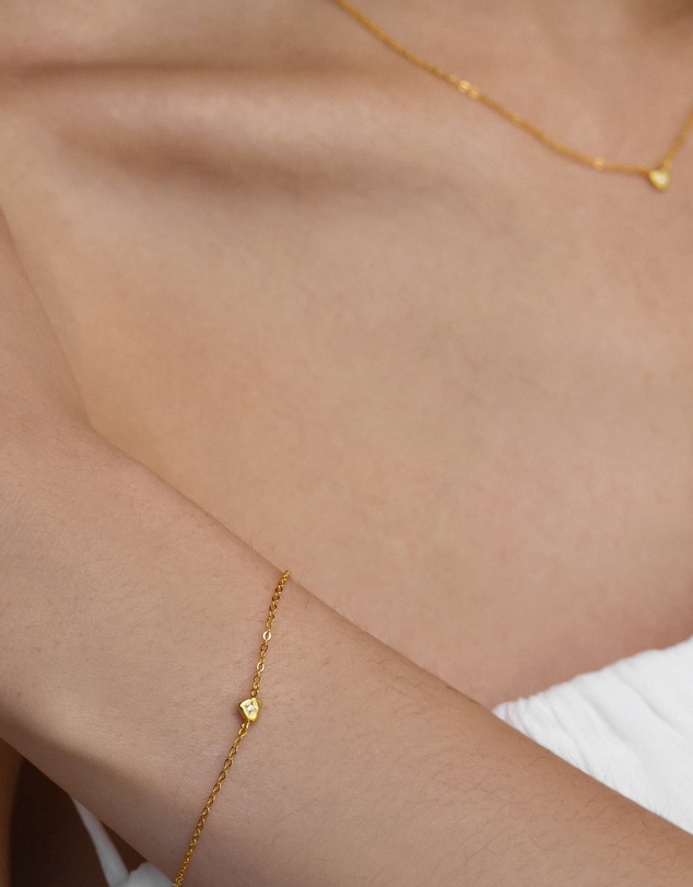 SAINT VALENTINE - The Mini Heart Duo Set - Gold
