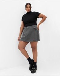 City Chic - Karla Belted Skort