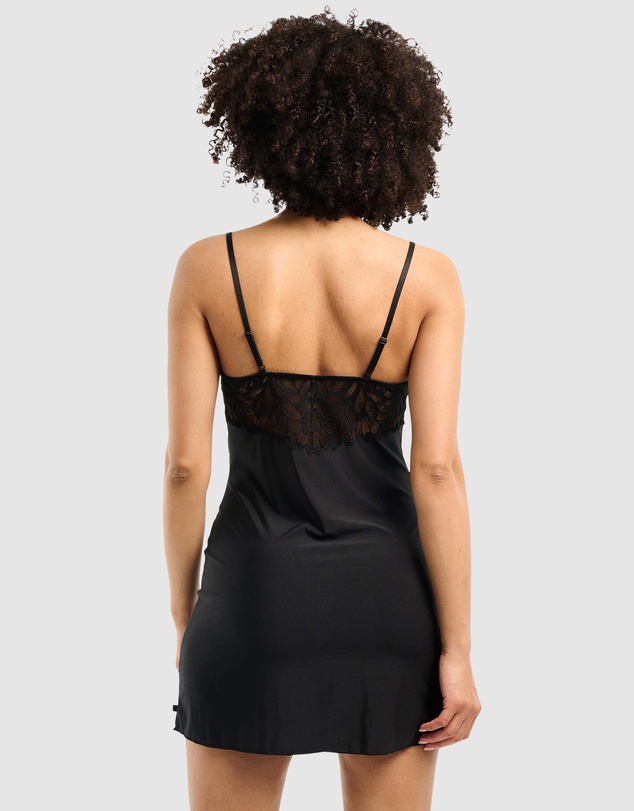 Billet Doux - Divine Envie Sustainable Chemise Nightdress with Lace