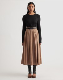 Decjuba - Sloane Long Sleeve Midi Dress