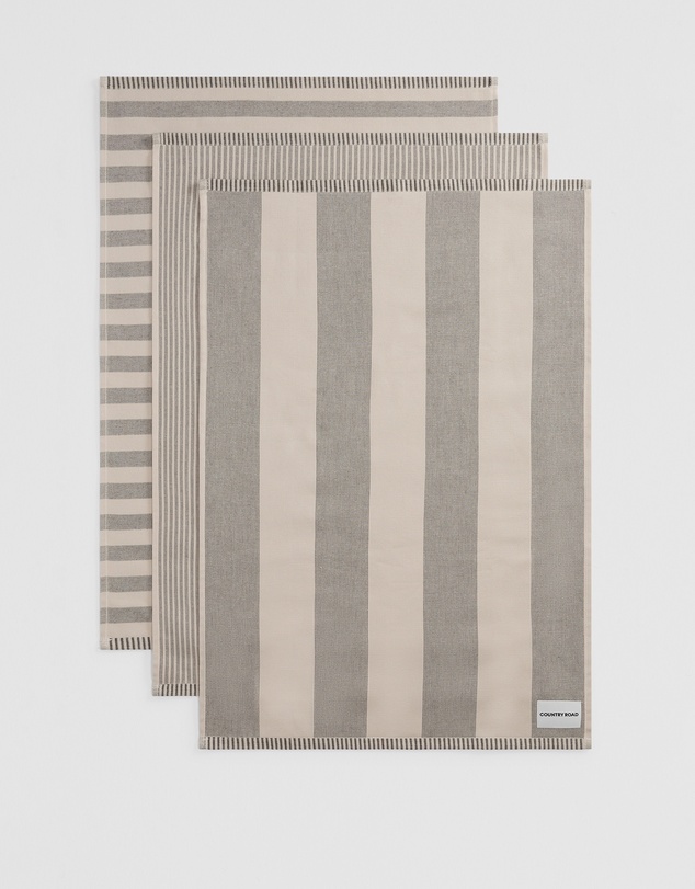 Country Road - Isa Australian Cotton Tea Towel Pack Of 3