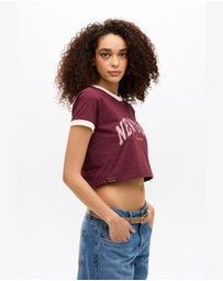 Superdry - Athletic Essentials Ringer Slim Fit Tee