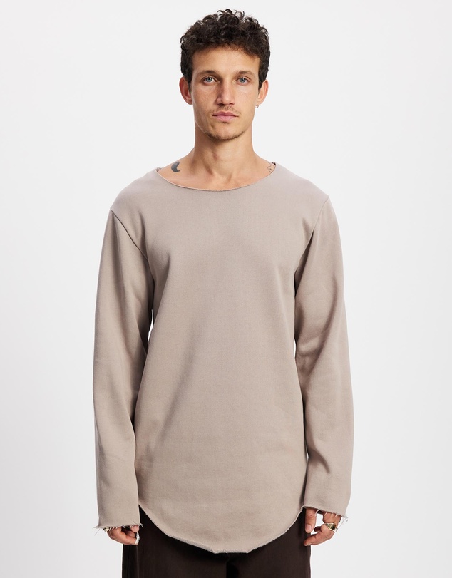 Surrounded By Ghosts - The Vishnevite Raw Neck Fleece Sweatshirt