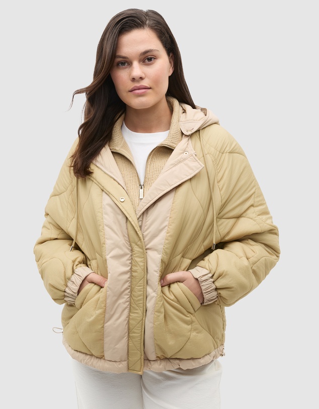 Seed Heritage - Colour Block Puffer Jacket