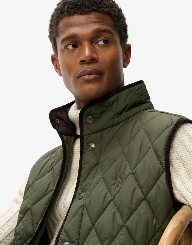 Superdry - Quilted Estate Slim Fit Gilet