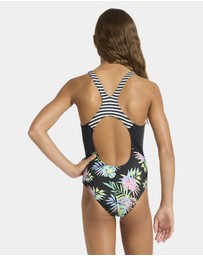 Roxy - Girls 4 to 16 Roxy Active One Piece Swimsuit
