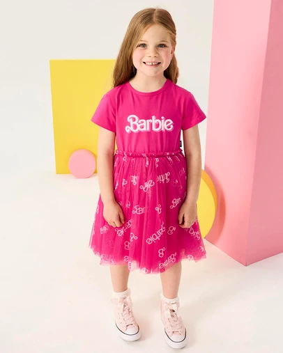 Rock Your Kid - Barbie Layered Dress - Kids-Teens