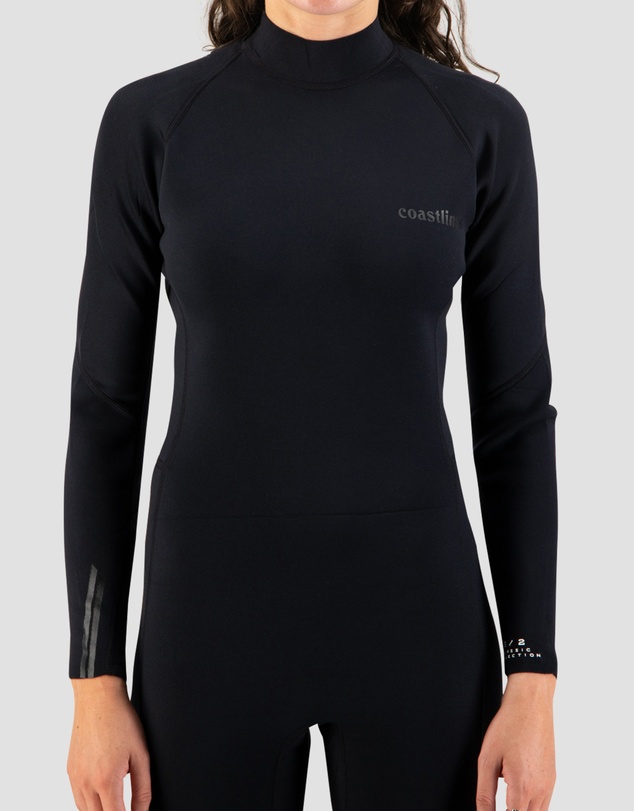 Coastlines - Classic Womens 3/2 Back Zip Steamer