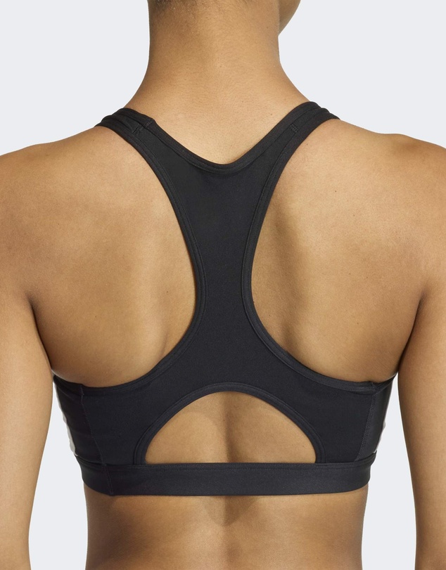adidas Performance - Optime Essentials Workout 3-Stripes Medium Support Bra Womens