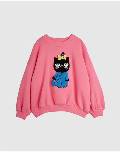 Mini Rodini - Cat Chenille Sweatshirt - Babies-Teens