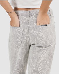Rolla's - 90'S Boyfriend Jean - Python