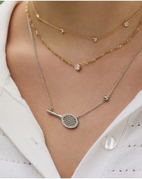 Wanderlust + Co - Tennis Your Way Necklace