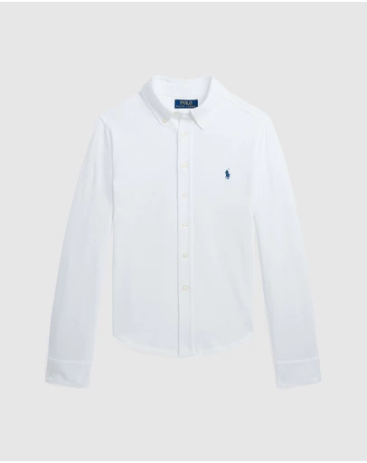 Polo Ralph Lauren - Featherweight Cotton Mesh Shirt - Teens