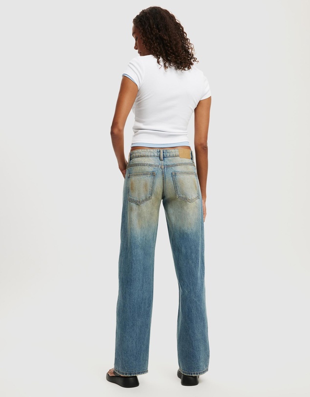 Cotton On - Low Rise Straight Jeans