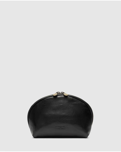 Republic of Florence - Porter Black Leather Pouch