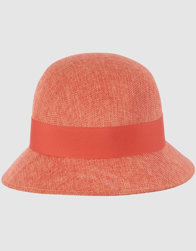 Max Alexander - Cloche Orange Rose Bucket Hat