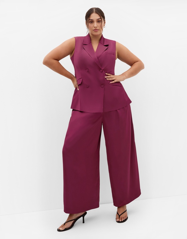 City Chic - Rylie Satin Vest