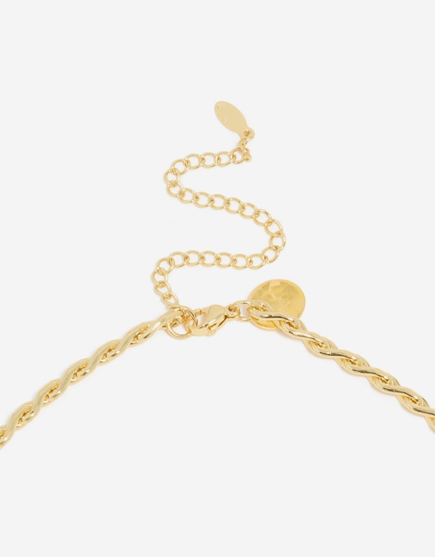 Lovisa - Waterproof Gold Plated Stainless Steel Teardrop Chain Link Necklace