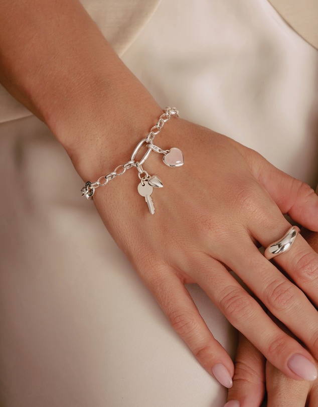 THOMAS SABO - THOMAS SABO Connect Charm key with heart silver