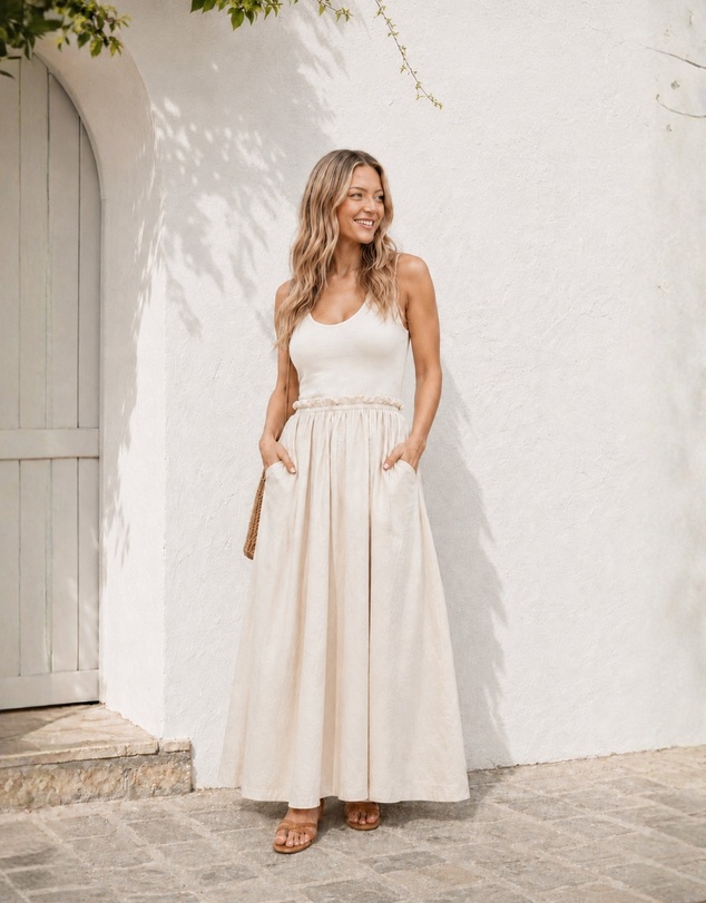 Esther & Co - Lucienne Dress - Ivory