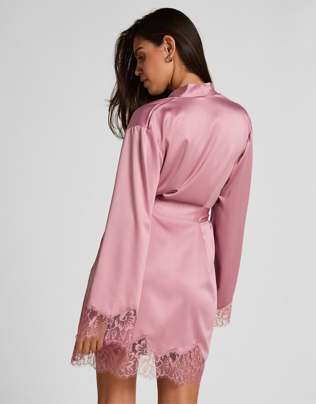 Hunkemoller - Satin Lace Valerie Kimono
