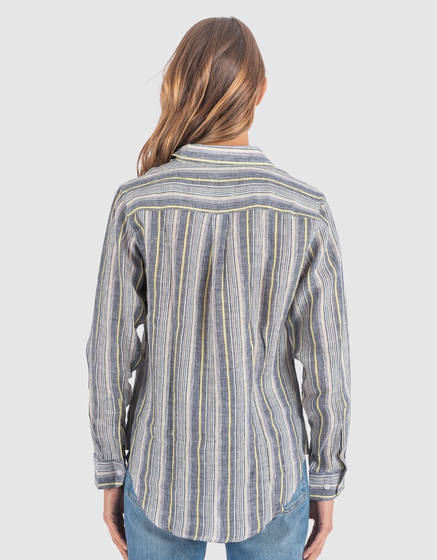 CAMIXA - IRIS Stripes Linen Shirt
