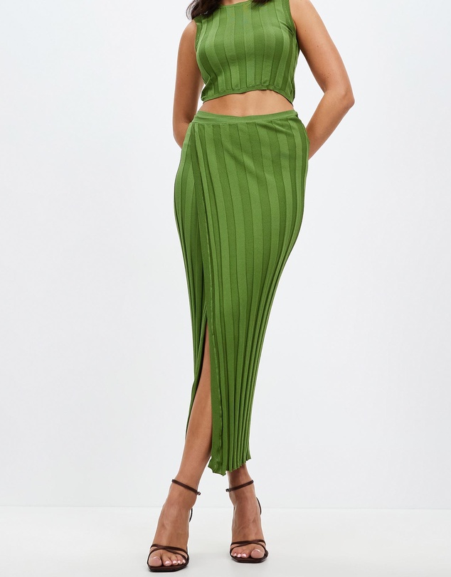 Third Form - Liaison Knit Wrap Skirt