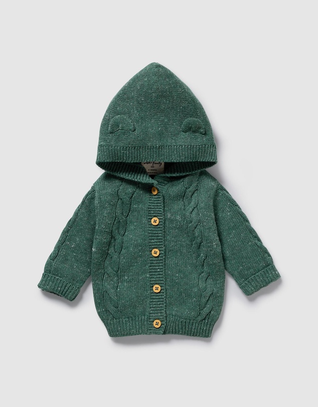 Wilson & Frenchy - Organic Knitted Cable Jacket - Babies